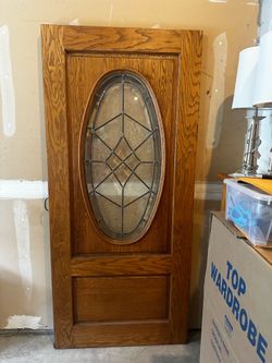 Solid oak door