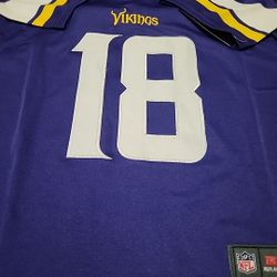 Minnesota Vikings Vikings football uniform No.18 Justin Jefferson jersey sportswear