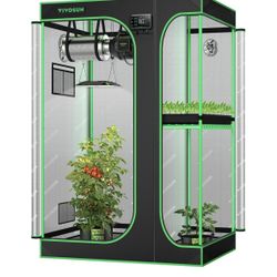 VIVOSUN Grow Tent and PHLIZON Grow Light