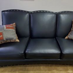 Black Leather Couch