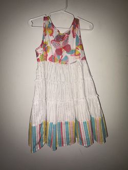 Peek Butterfly Summer Dress Size 4/5