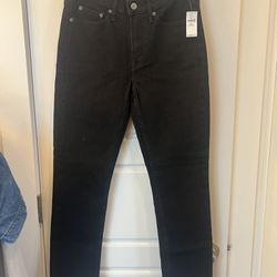 GAP women’s black Vintage slim mid rise size 2 or size  26 NEW with tags 