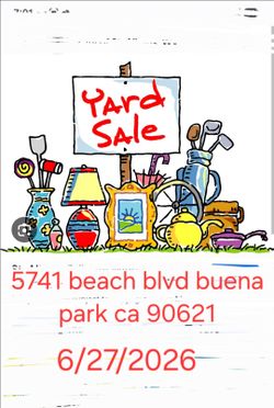 Yard Sale Saturday and Sunday