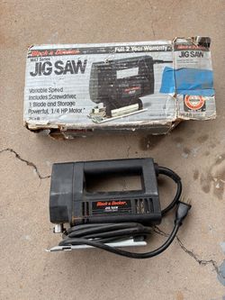 Black & Decker M47 Series Variable Speed Jig Saw