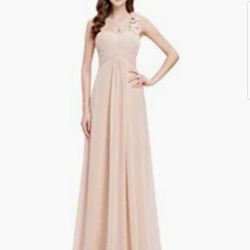 Ever-Pretty Flower One Shoulder Empire Waist Floor Length Bridesmaids Dress

SIZE 12
