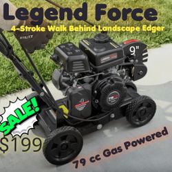 Legend Force
9 in. 79 cc Gas Powered 4-Stroke Walk Behind Landscape Edger