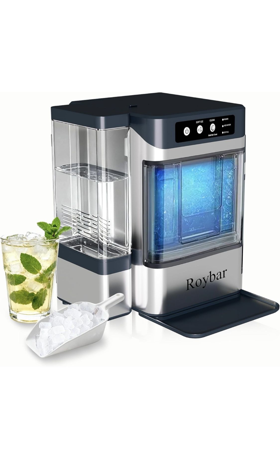 NEW Ice Maker Countertop Ready in 6 minute 41lb produce/24H   Self-Cleaning Portable Ice Maker