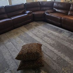Sectional Leather Recliners