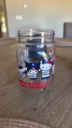 Hello Kitty and Friends Dodger Mason Jar