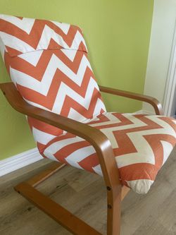 Orange Ikea Poang Chair
