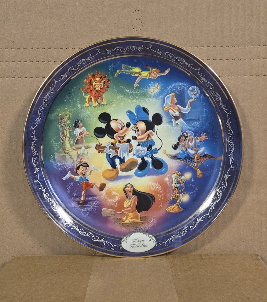 Bradford Exchange Magical Disney Moments Magic Melodies Plate