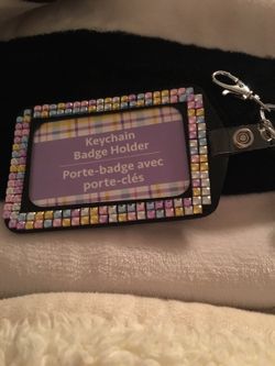 Keychain/license/badge holder