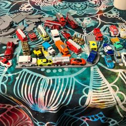 Tiny Cars And Trucks And Mini Track 
