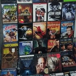 Lot of 52 DVDs and 4Box Sets Resellers Deal Classics Marvel, DC Comedy Etc