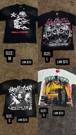 BAPE,HELLSTAR,GODSPEED,COUGH SYRUP,AND BAPE