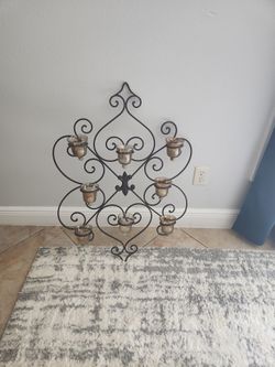 Large Wrought Iron Wall Decor