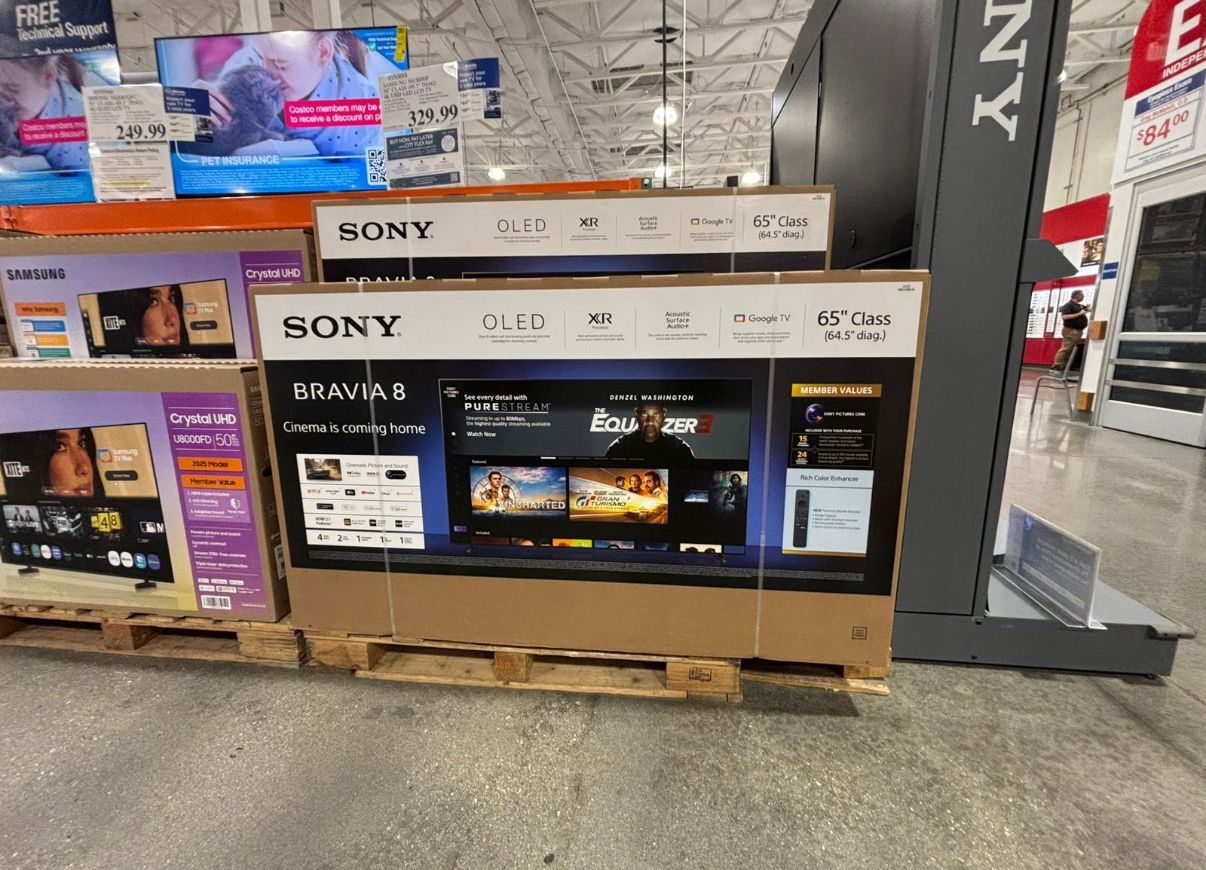 65 “ Sony smart 4K BRAVIA 8 HDR 120HZ OLED TV