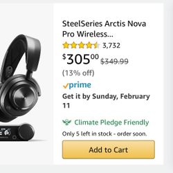 Steelseries Arctis Pro Wireless Gaming Headphones 