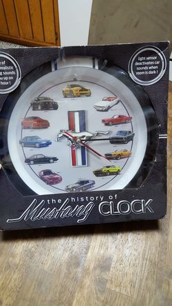 Mustang clock