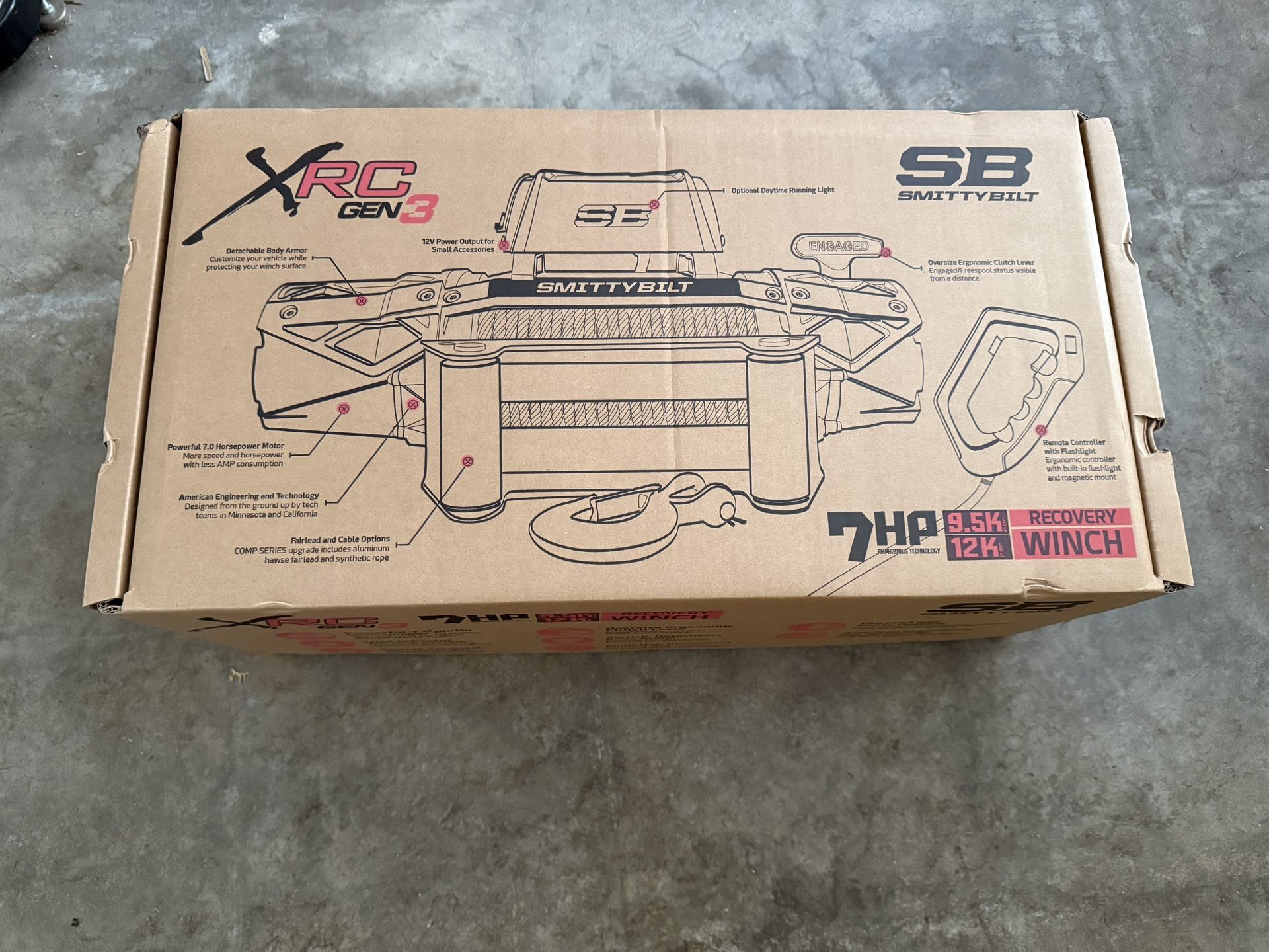 Smittybilt XRC Gen 3 12k Comp Winch