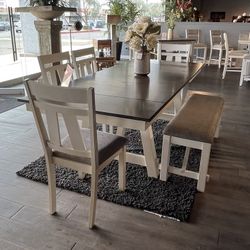 Table 4 Chairs And Bench 
