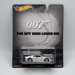 Hot Wheels 2024 Pop Culture Premium James Bond 007 Lotus Esprit S1 NEW ON CARD