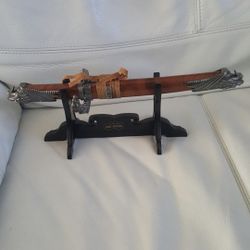 Mini Sword Set Hua Dragon Head 2003 w/ Sheath & Stand