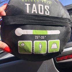 Golden Bear Taos +25°- 35 Sleeping Bag Grey/Green