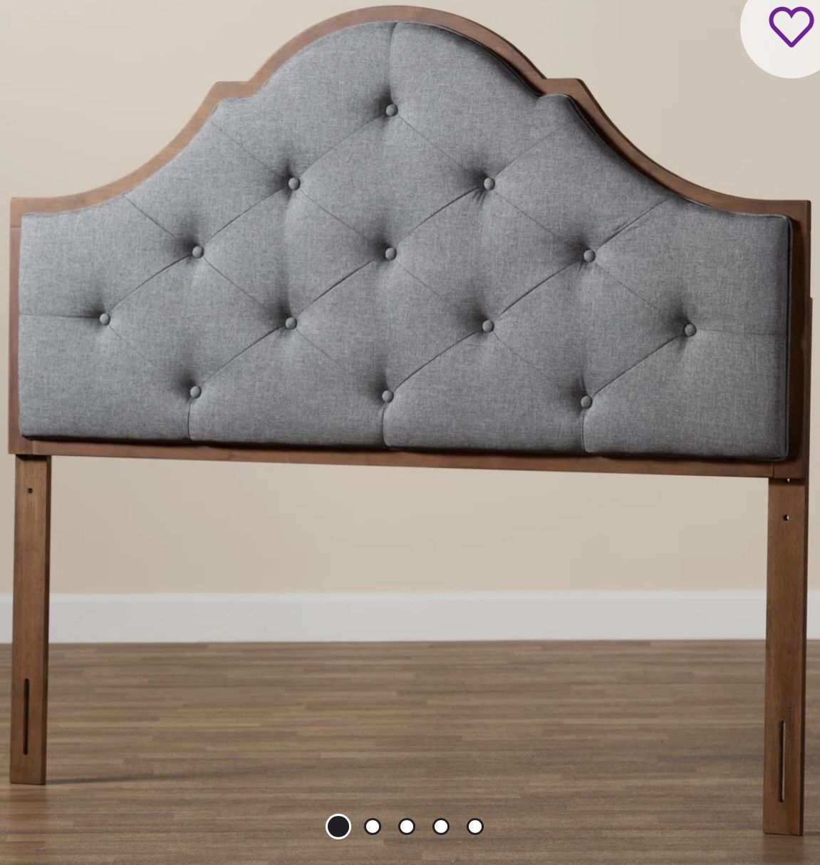 Queen Bed, Mattress, Box Springs And Metal Frame