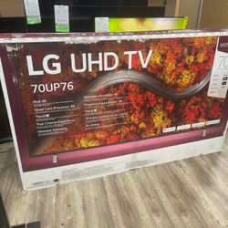 70’ LG Inch 4K Smart $499.00!!