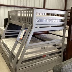Brand New Twin, Twin Size Full Size Bunk Bed 🛏️ Ready To Deliver