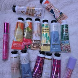 Hand cream, perfume & lip gloss. All brand new ($40 firm)