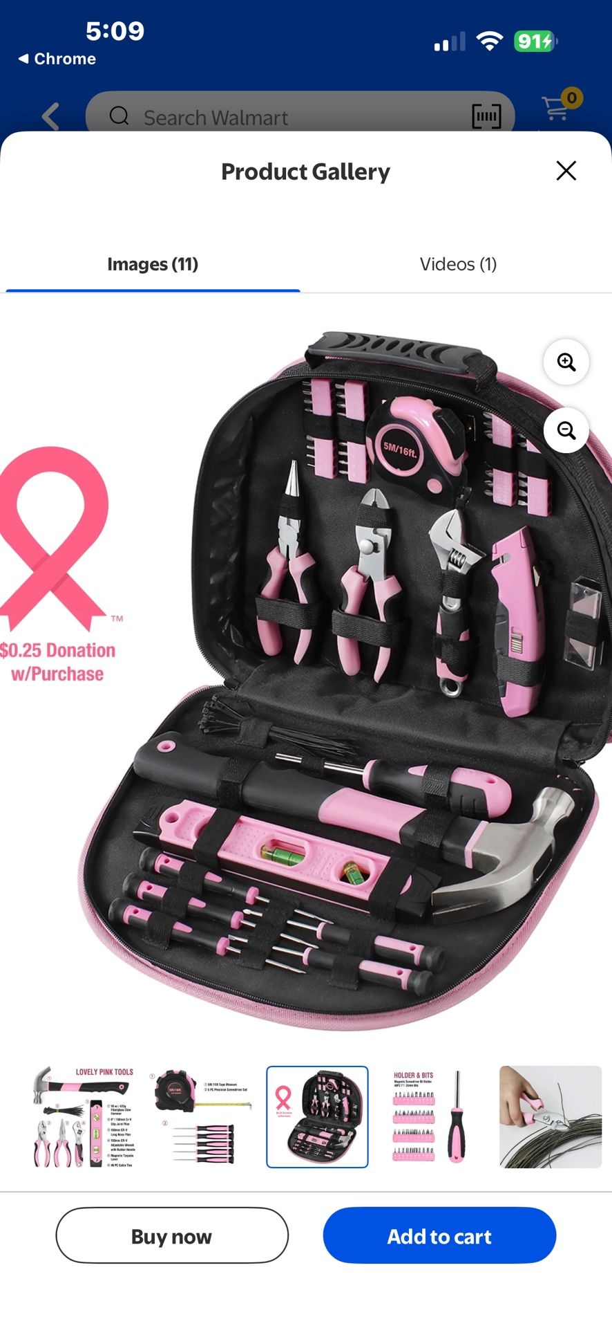 Pink Hand Tools