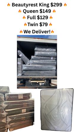 New Mattresses of all Sizes in Packaging