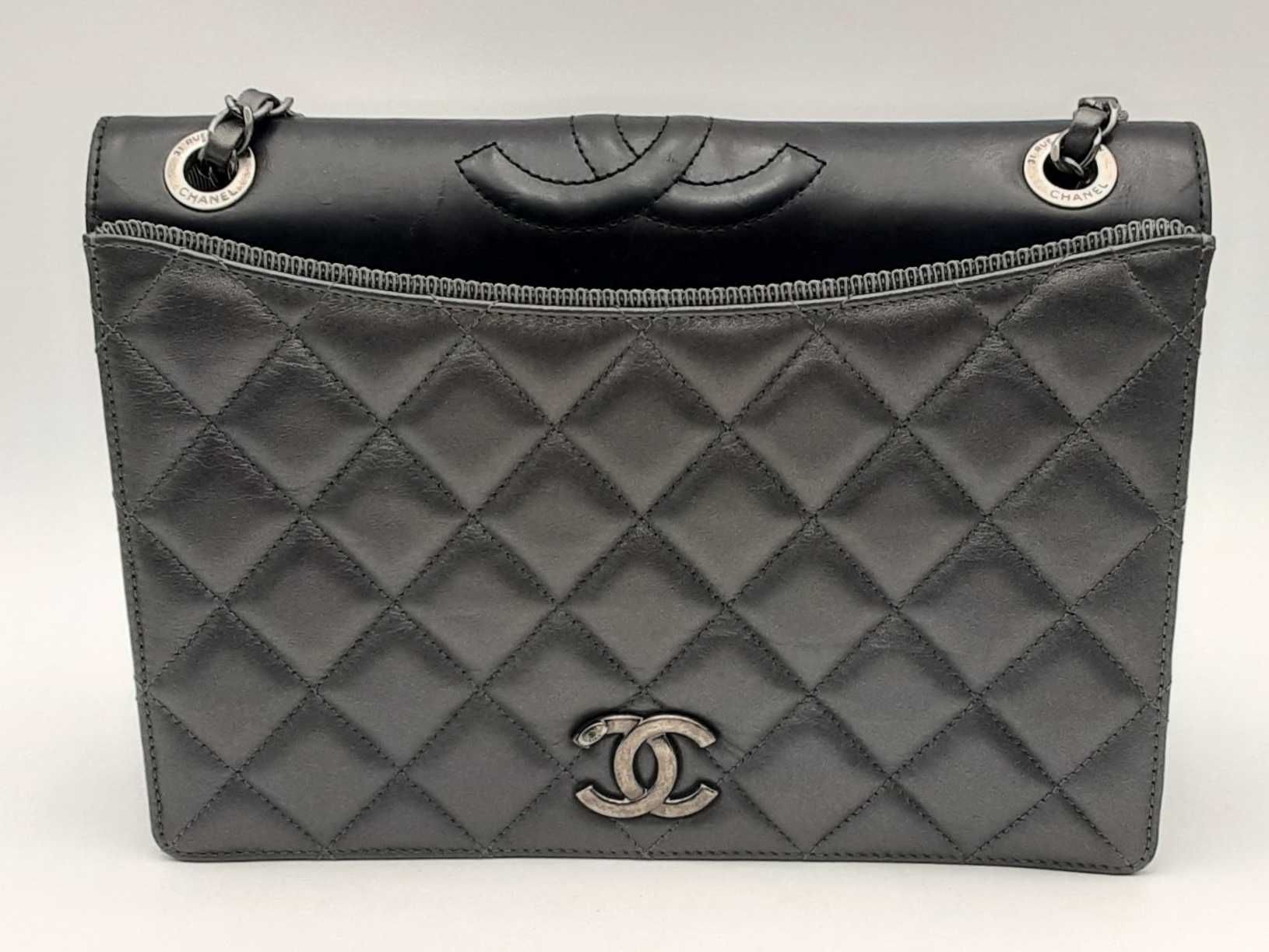 Chanel Quilted Metallic Calfskin Ballerine Flap Shoulder Bag Sd0824oixzmia