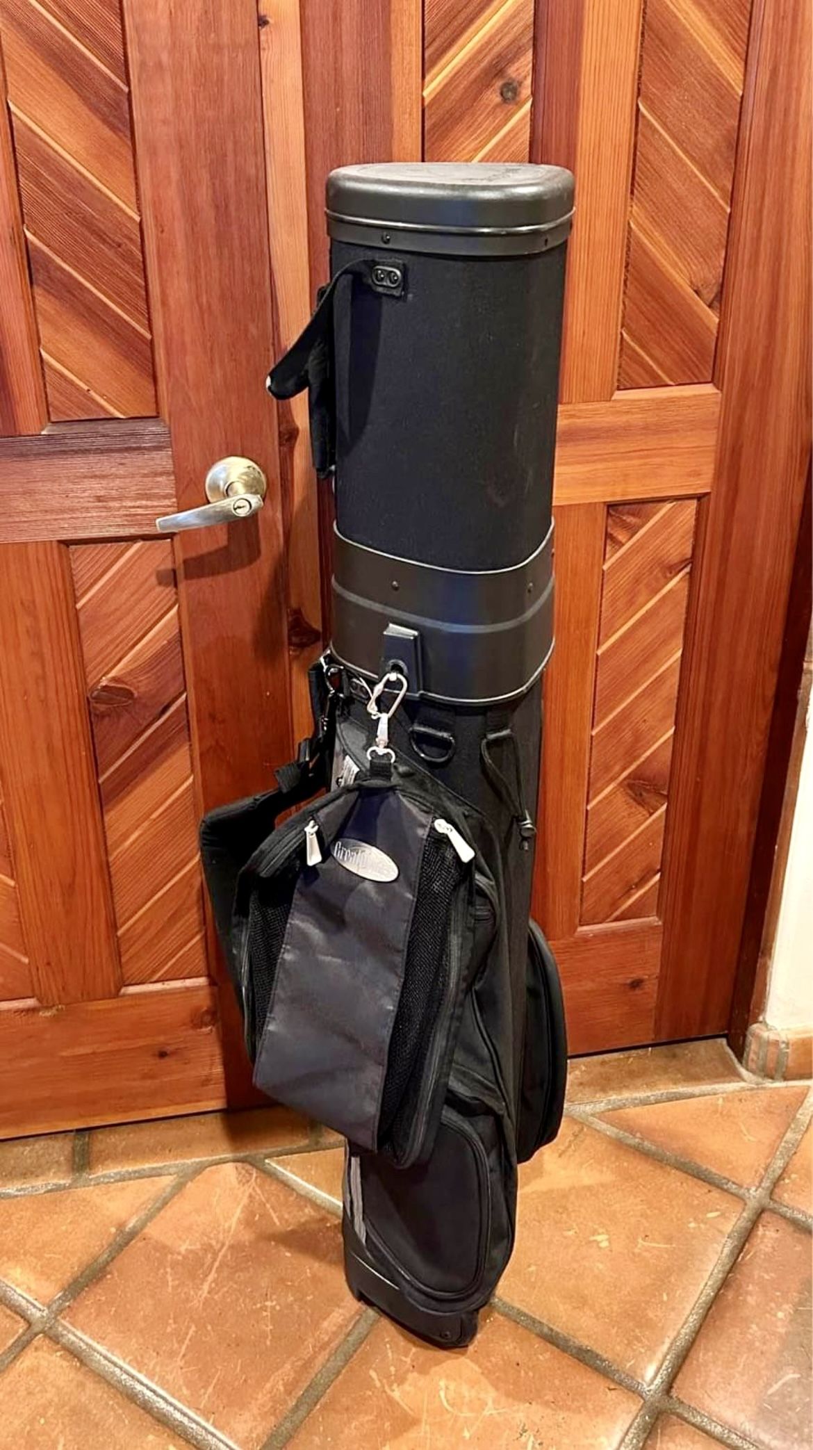 CARGO GOLF PRO 500 TSA APPROVED AIRLINE WHEELED TRAVEL GOLF BAG!