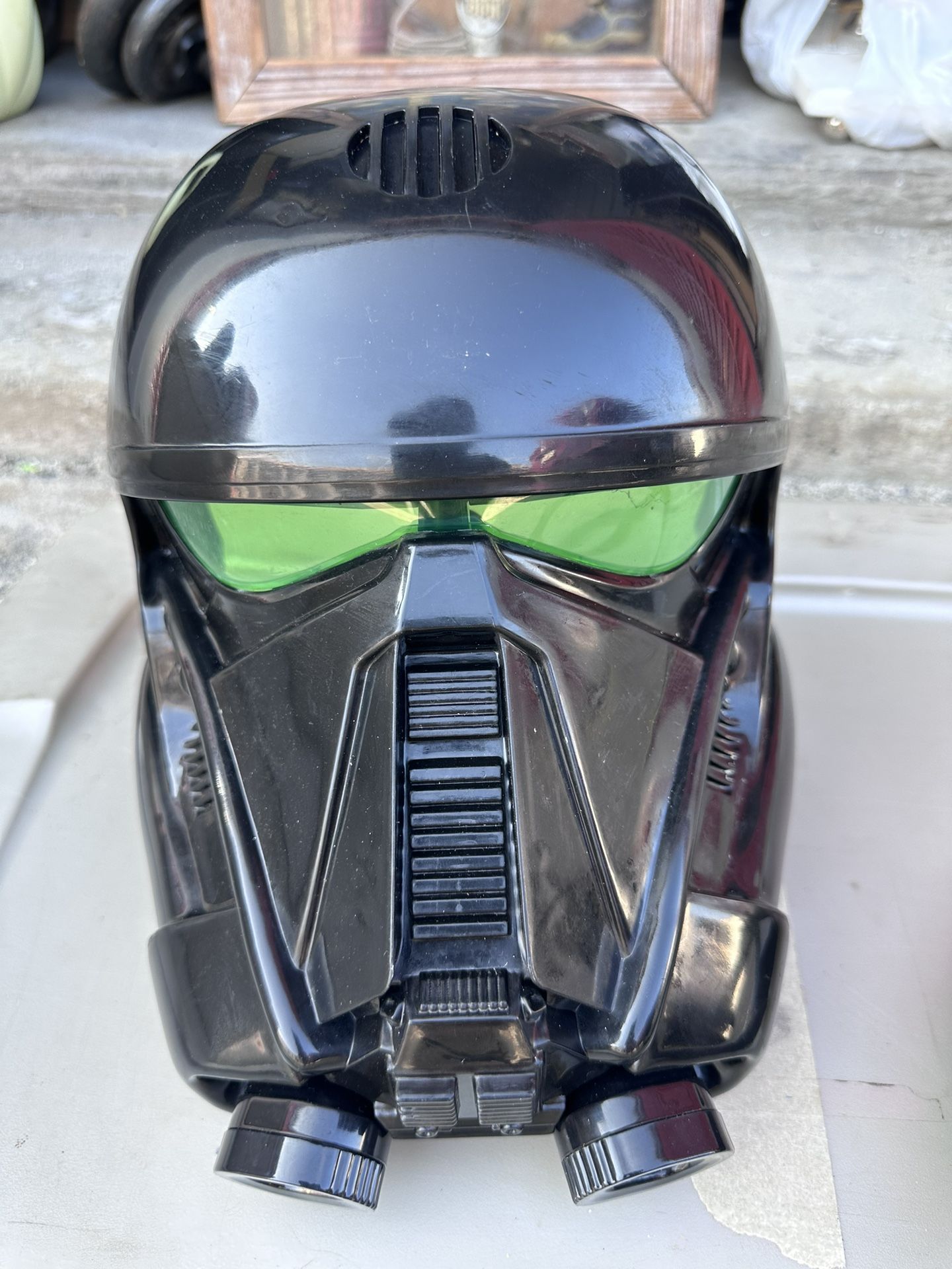 Brand new and used - Star Wars Rogue One Death Trooper Voice Changing Helmet