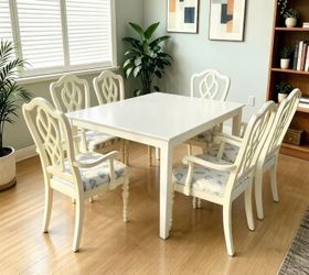 White Extendable Dining Table Set with 6 Chairs – Elegant & Functional
