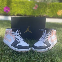 Jordan 1 Mid Artic Orange Mens Size 14