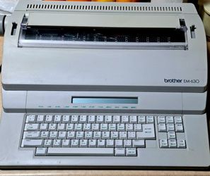 Blast from the Past, Powerhouse Performance: Vintage Brother EM-630 Electronic Typewriter – Great Condition!