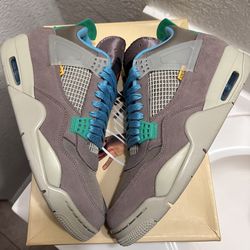Union jordan 4 retro taupe haze