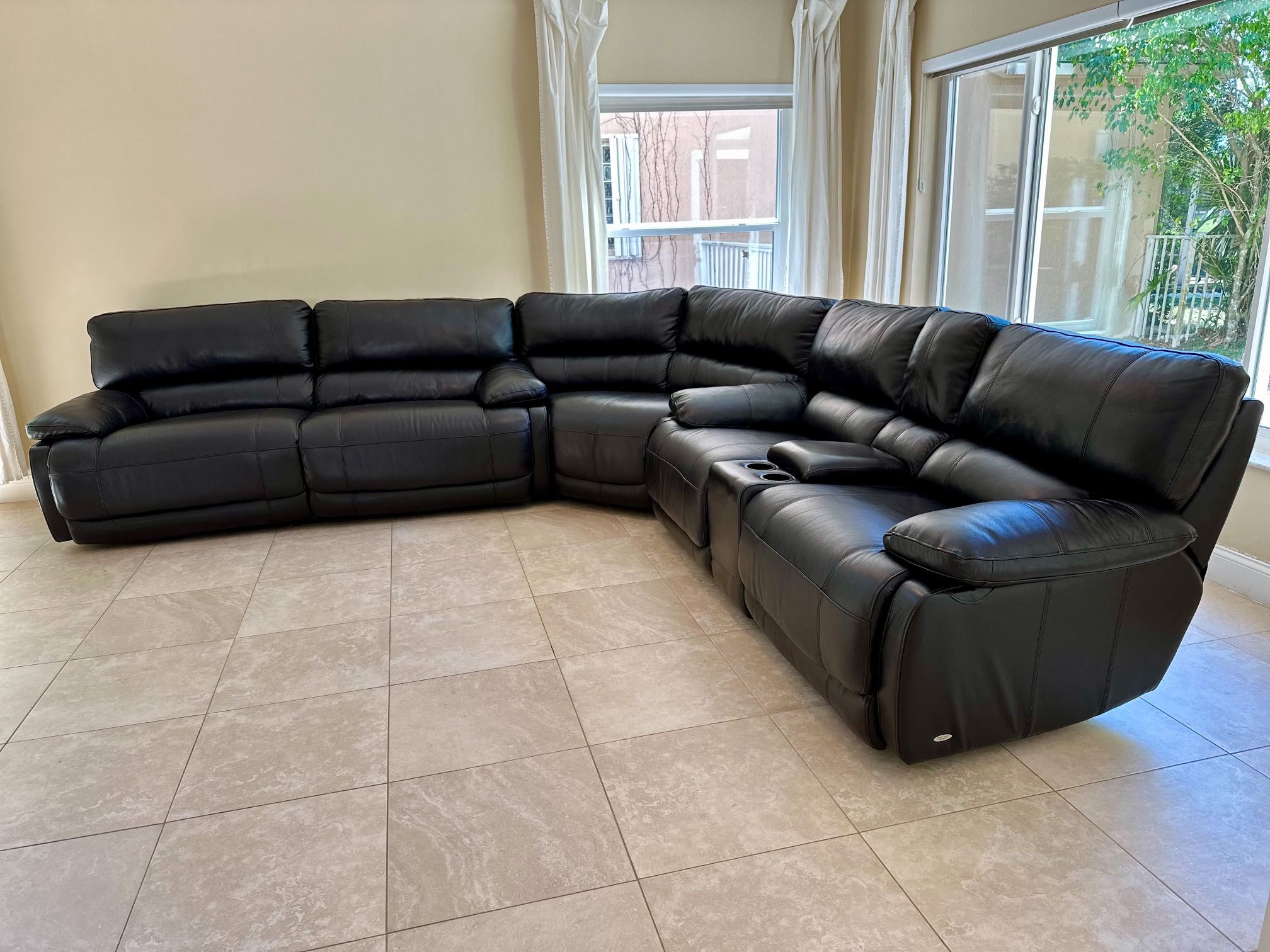 Leather Sectional Couch