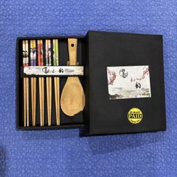 Japanese Chopsticks & Rice Scoop Set