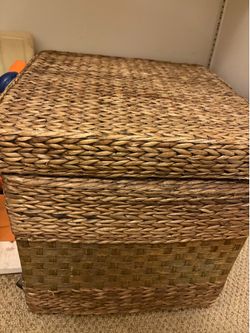Wood storage space box
