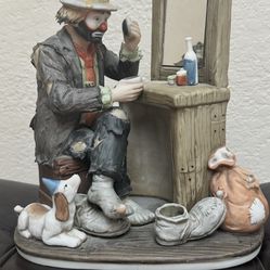 Flambro Emmett Kelly Jr 9960 My Favorite Things Hand Painted Porcelain 12"
