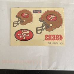 49 Niners Temporary Tattoos 