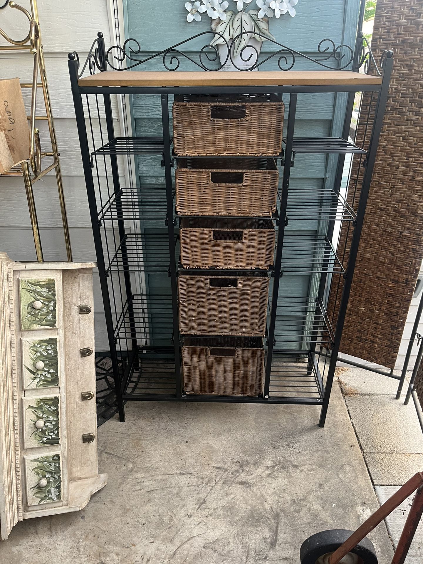 Storage With Shelves And Bins 
