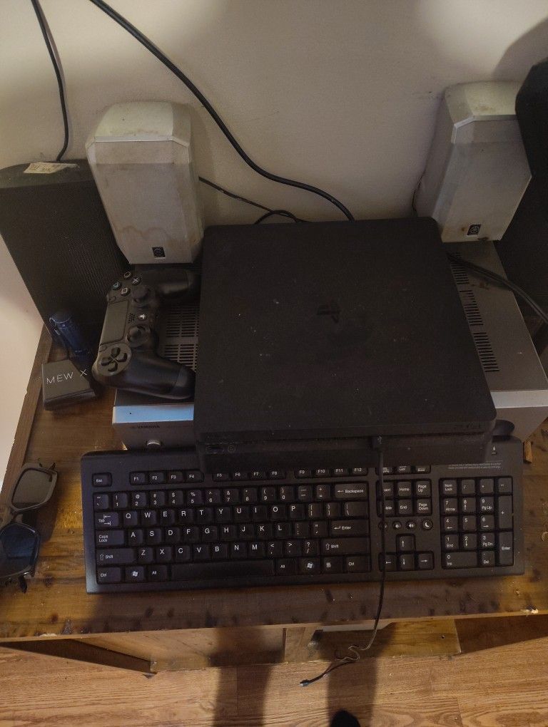 PlayStation 4 With Controller And 3 Games