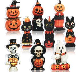 9 Pcs Cute Halloween Decorations