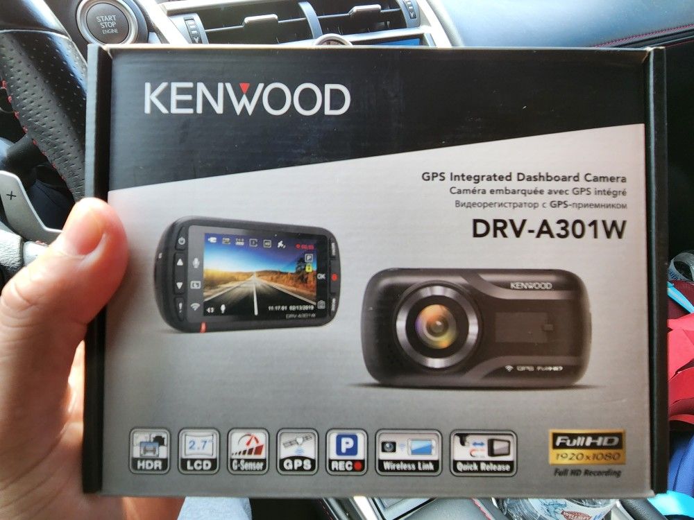 Kenwood DRV-A301W Dashboard Camera (Dashcam)